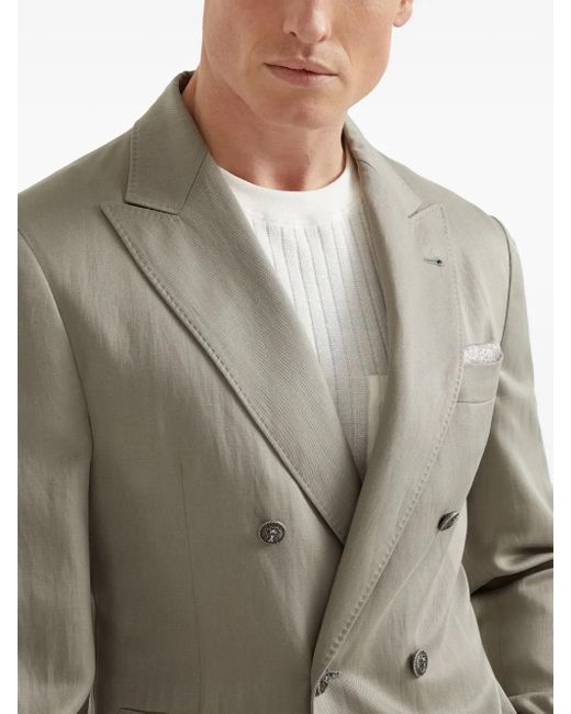 Brunello Cucinelli Klassisches Sakko in Gray für Herren