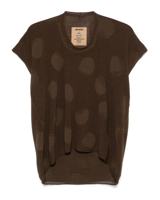 Uma Wang Brown Knitted Top