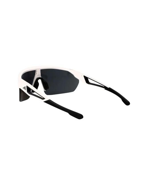 Adidas Gray Shield-Frame Sunglasses for men