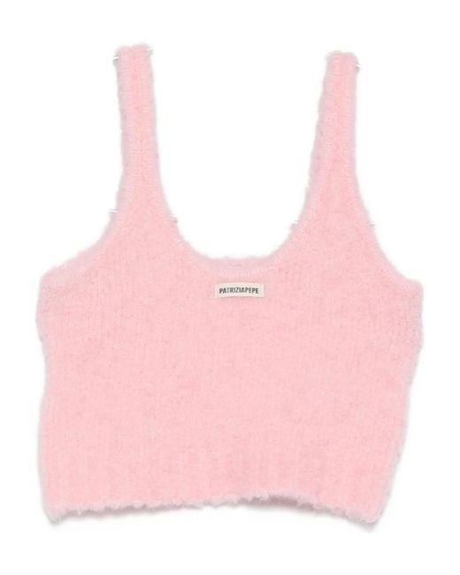 Patrizia Pepe ニットトップ Pink