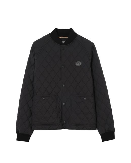 Burberry Black Veste Matelassée En Nylon for men