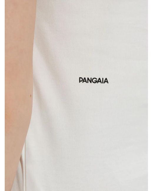 PANGAIA Katoenen Tanktop Met Diepe Ronde Hals in het White