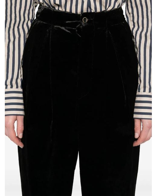Uma Wang Black Perch Trousers