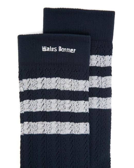 Adidas Blue Cotton Socks for men