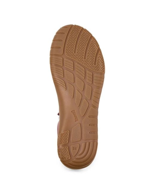 Camper Red Peu Path+ Leather Sneakers