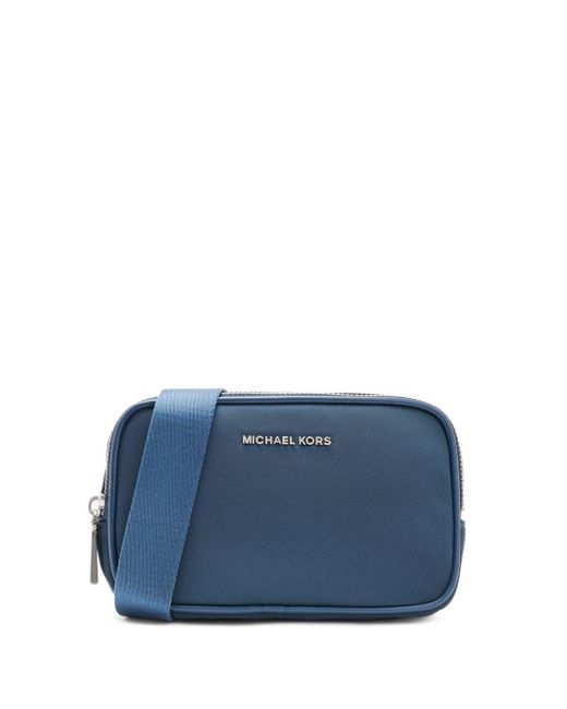 Michael Kors Blue Logo-lettering Belt Bag