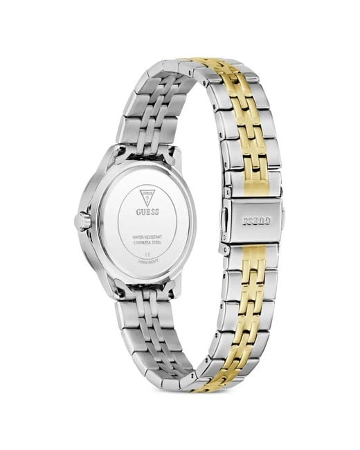 Guess Metallic Round-Case 32Mm Watch