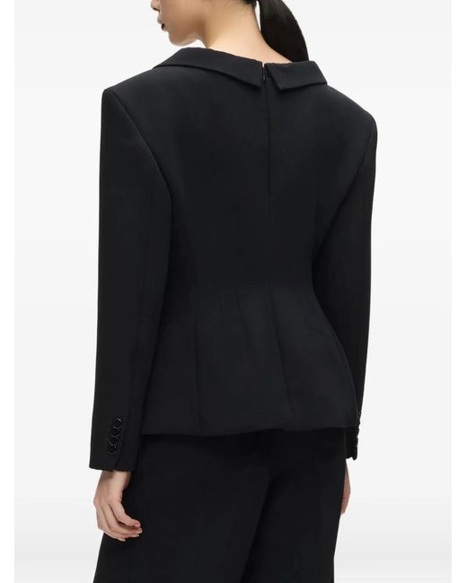 Karl Lagerfeld Black Karl Studio Wide Shoulder Blazer