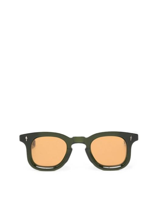 Jacques Marie Mage Black Square-Frame Sunglasses