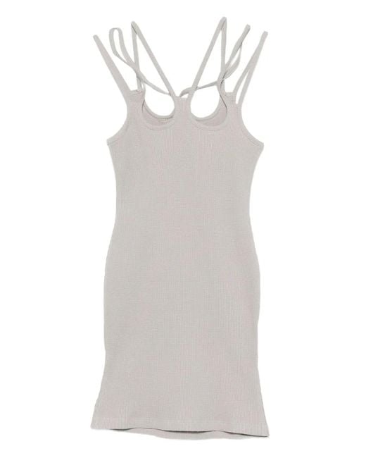 AVAVAV White Doris Multi-Strap Mini Dress