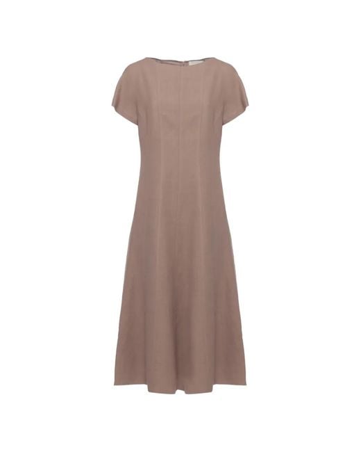 Antonelli Brown Matilde Midi Dress