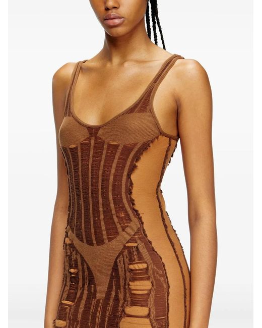 DIESEL Brown Dresses