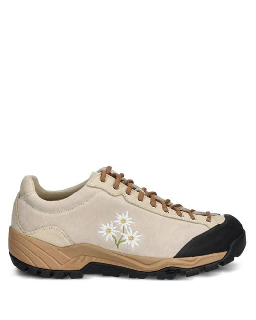 Diemme Movida Stella Alpina Wildleder-Sneakers mit Blumenstickerei in Brown für Herren