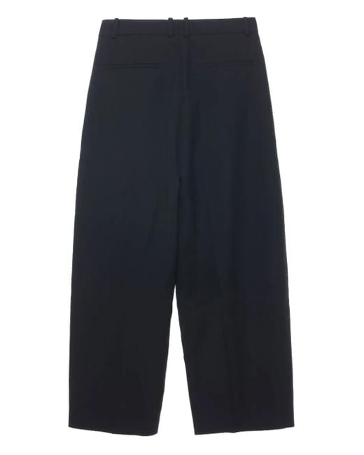 Studio Nicholson Blue Double-Pleat Trousers for men