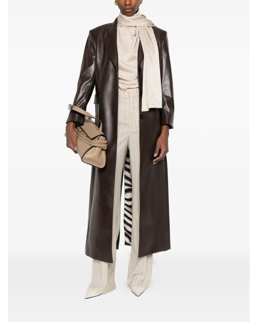 Eraldo Brown Buttoned Coat