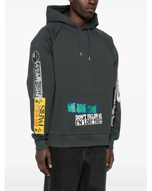 Etudes Studio Black Stickers Hoodie
