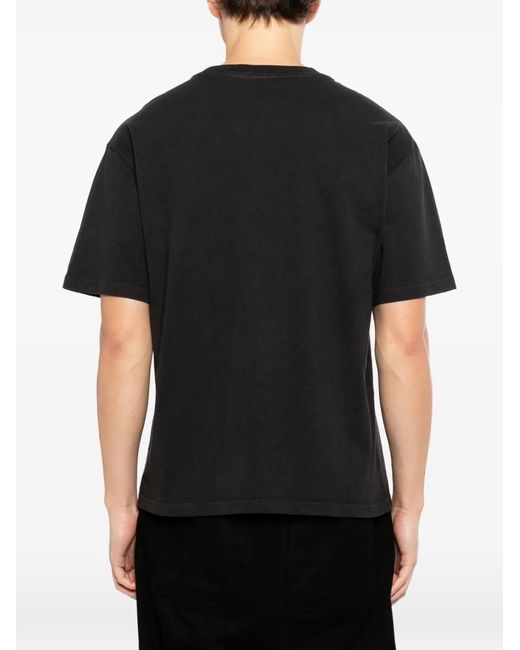 Melt Black Floral Skeleton T-Shirt for men