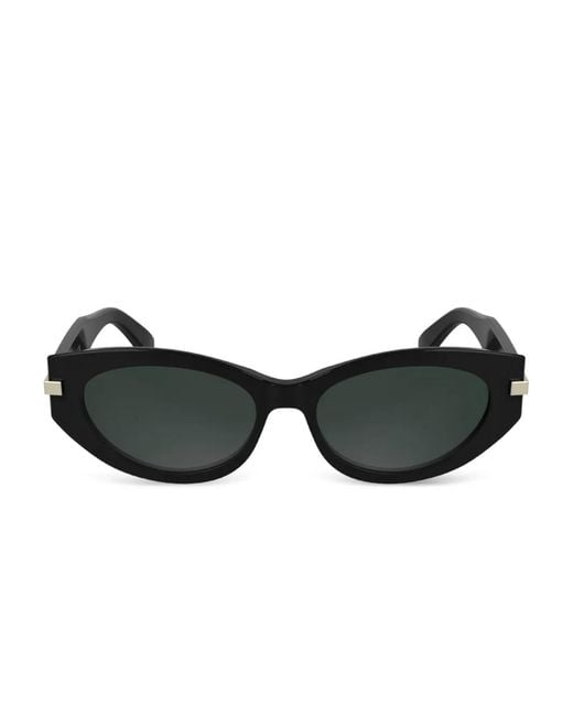Calvin Klein Black Lunettes De Soleil À Monture Papillon