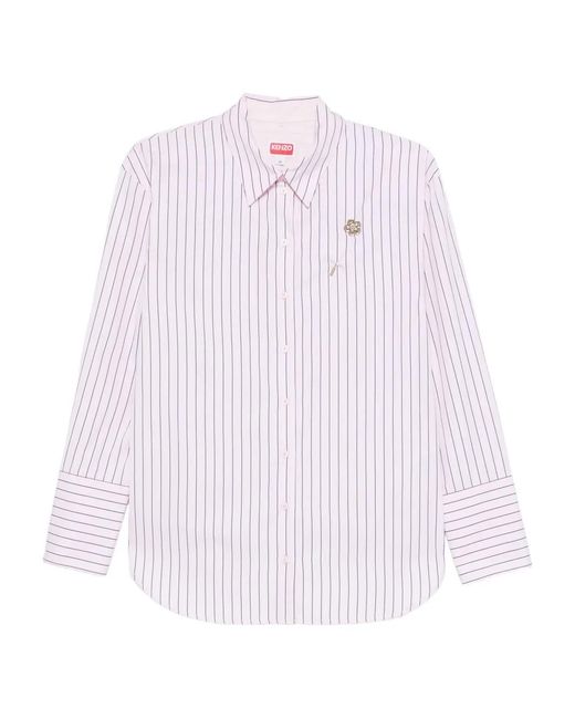 KENZO White Striped Shirt