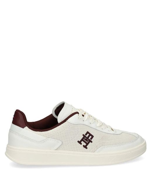 Sneakers Con Design Color-Block Con Monogramma Th di Tommy Hilfiger in White