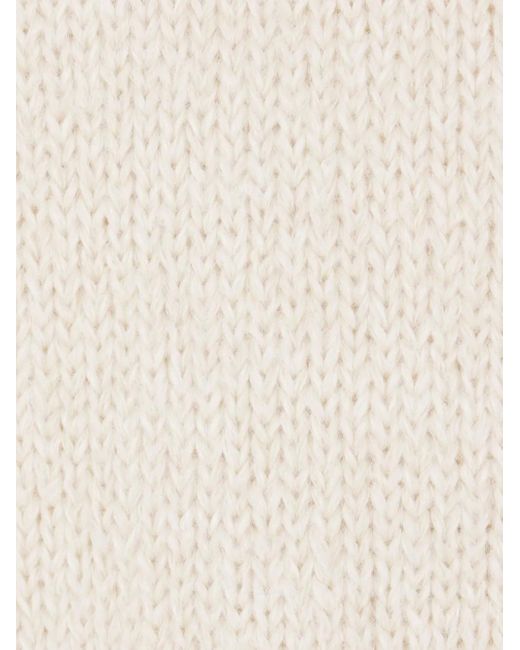 Jil Sander White Long-Sleeves Sweater