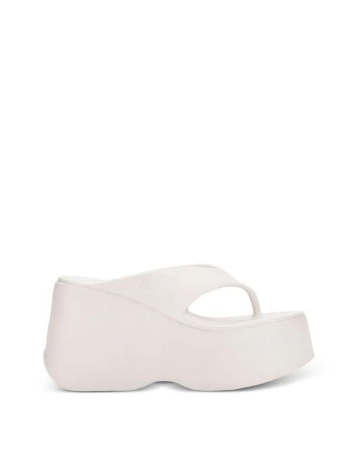 Melissa White Free Platform Sandals