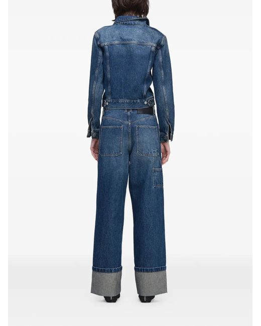 Marc Jacobs Blue Shrunken Denim Jacket