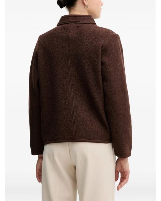 INTROPIA Brown Cable-Knit Jacket