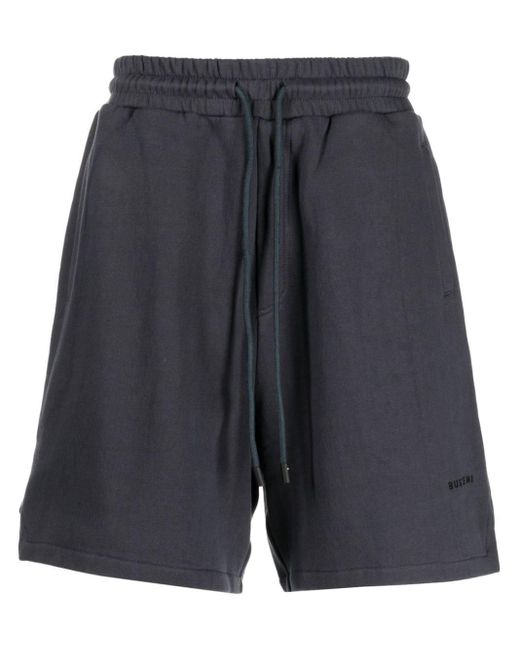 Pantalones cortos de chándal con logo Buscemi de hombre de color Blue