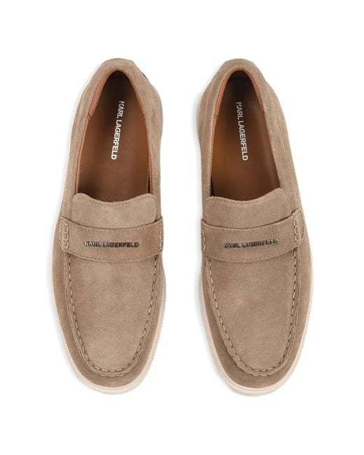 Karl Lagerfeld Natural Kori Loafers for men