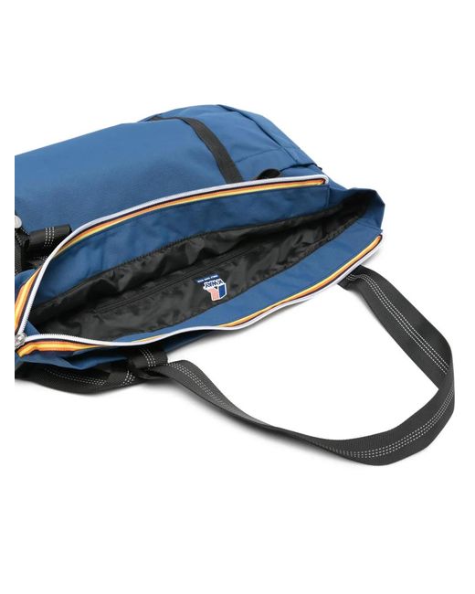 K-Way Blue Brocely Tote Bag