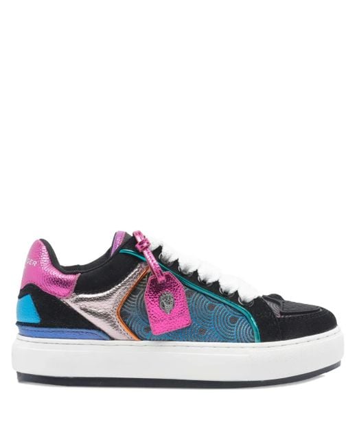 Kurt Geiger Blue Southbank Tag Sneakers