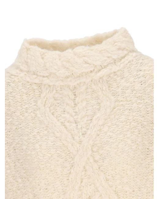 Isabel Marant Romaine ハイネック セーター Natural