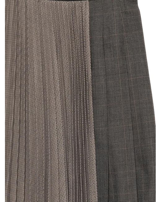 Undercover Gray Patchwork Skirt