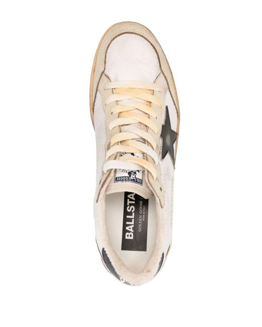 Golden Goose Deluxe Brand Natural Ball Star Leather Sneakers for men