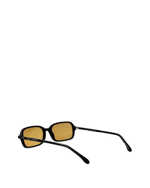 Isabel Marant Metallic Rectangle-Frame Sunglasses