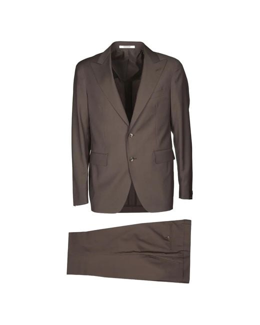 Tagliatore Gray Button Suit for men