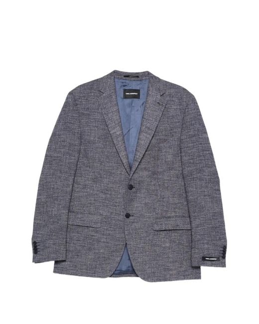 Karl Lagerfeld Gray Trace Jacket for men
