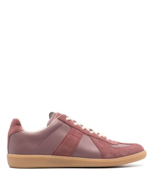 Maison Margiela Panelled Low-top Sneakers in Pink for Men | Lyst UK