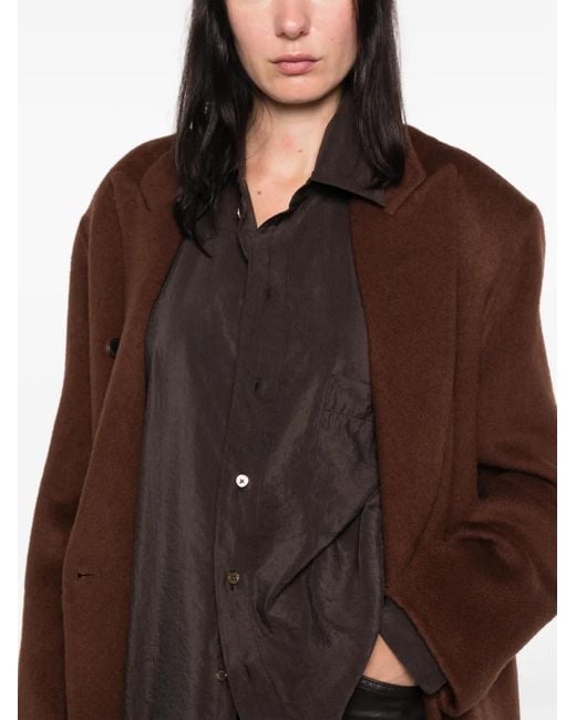 Lemaire Black Button-Down Long-Sleeve Shirt