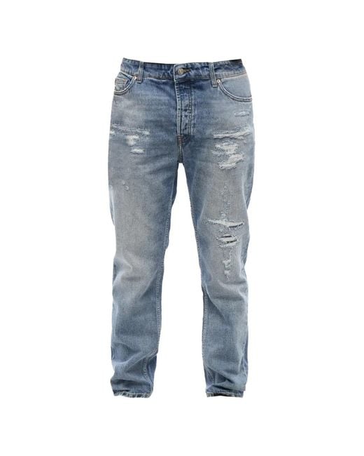 Department 5 Blue Drake Distressed-Effect Jeans for men