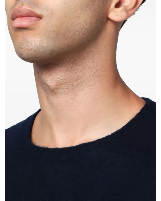 Drumohr Blue Crew-Neck Sweater for men