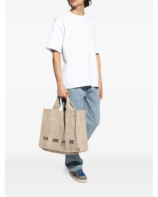 Samsøe & Samsøe White Saswirl T-Shirt for men