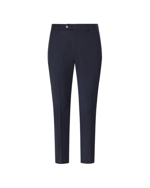 BE ABLE Blue Alexander Buttonned Trousers for men