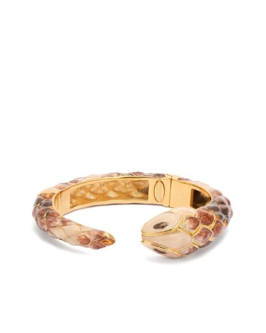 Roberto Cavalli スネーク ブレスレット Metallic