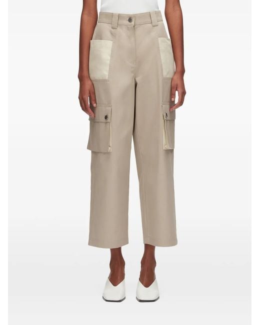 3.1 Phillip Lim White Patch-Pockets Trousers