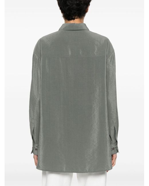 Chemise à manches longues Lemaire en coloris Gray