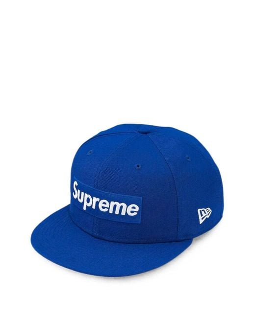 Supreme Blue Ghostface Box Logo New Era Cap for men