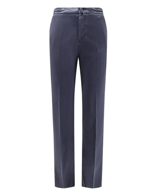 Kiton Blue Trousers for men