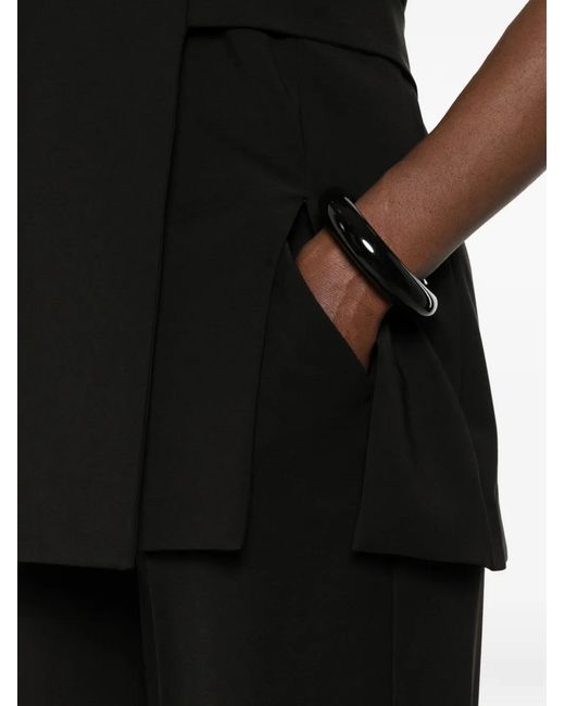 Marella Black Costume À Dos-Nu Style Portefeuille